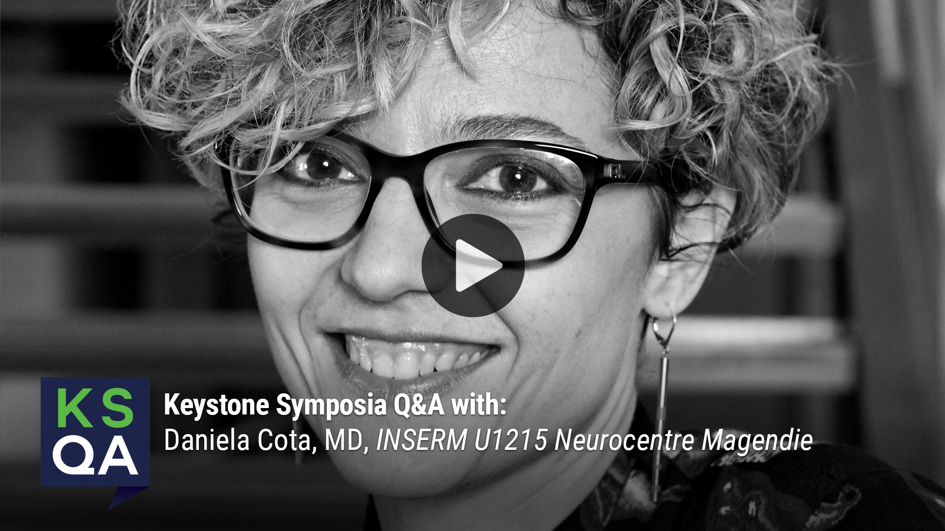 Dr. Daniela Cota, MD from INSERM U1215 Neurocentre Magendie, talks about this meeting and why you should attend.